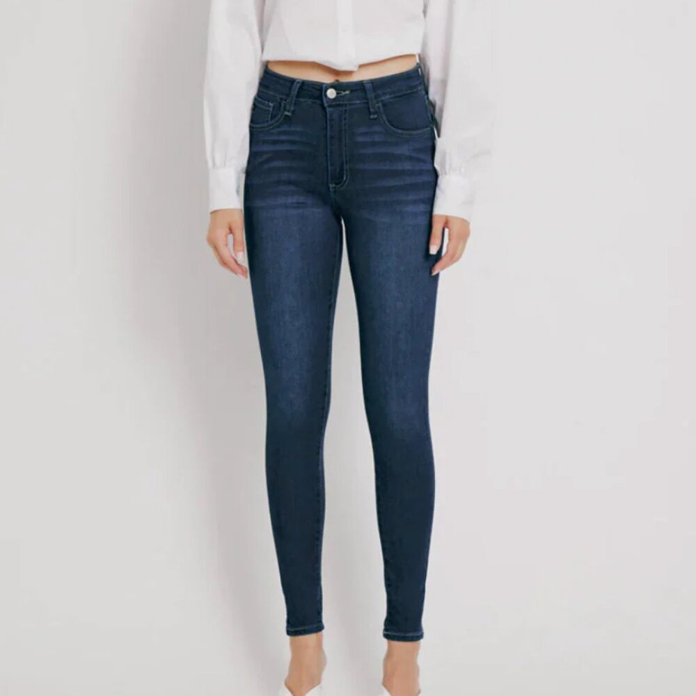Julija High Rise Super Skinny Jeans - Dark